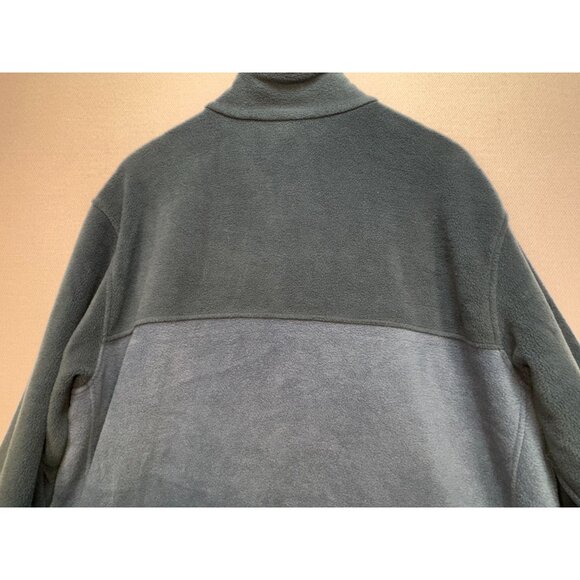 Columbia Mountain Full Zip Fleece Jacket Mens XL Two-Tone Blue Outdoors Camping - Picture 8 of 11